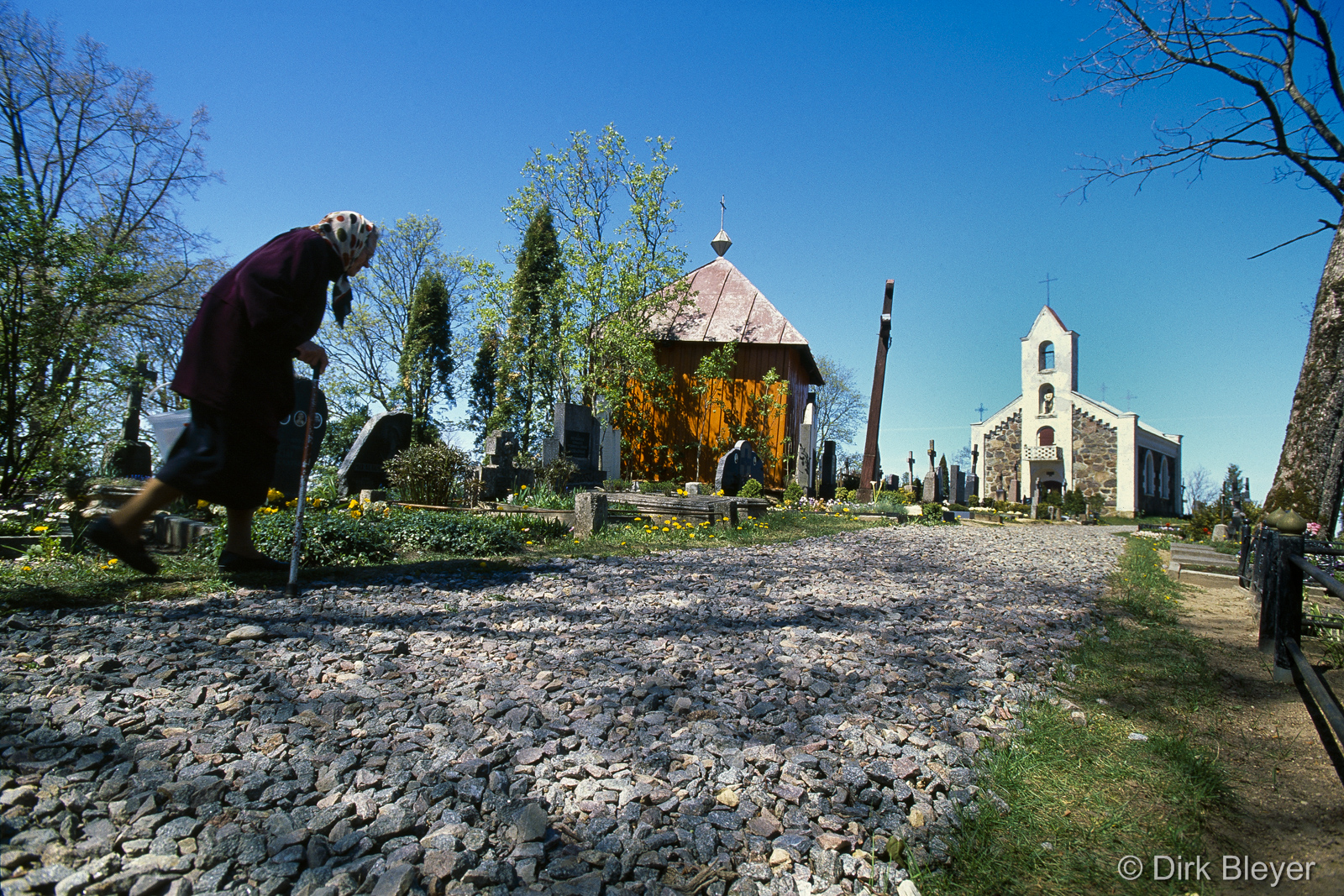 Friedhof von Žemaičių Kalvarija (Litauen)